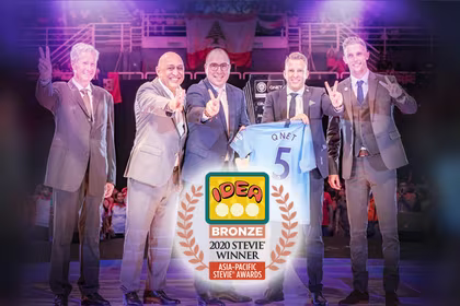 QNET won bronze stevie award