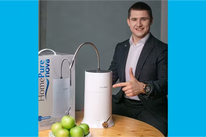 с HomePure Nova вы будете пить только чистую воду, причем сможете делать это где угодно и когда угодно