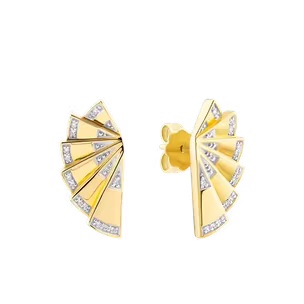 fan flair earrings